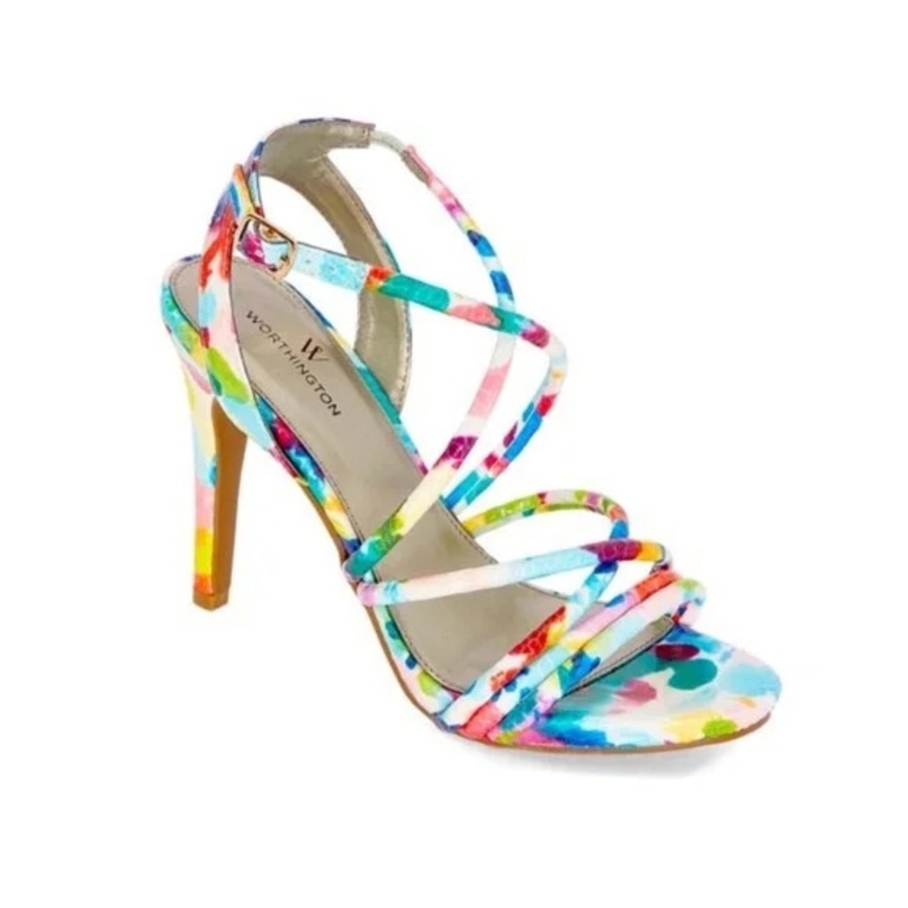 NWT- Worthington Colorful Lavezzi Heels